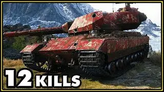 Super Conqueror - 12 Kills - World of Tanks Gameplay