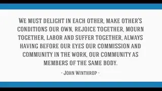 John Winthrop, A Modell of Christian Charity. 1630.