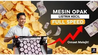 USAHA IRIT BIAYA! Review Mesin Opak Singkong Listrik OPMACK, Watt Kecil Produksi Maksimal.