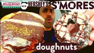 NEW Krispy Kreme Hershey's S'mores Doughnuts - If you had to pick one!