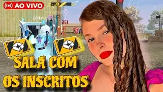 FREE FIRE AO VIVO🔥4X4 COM OS INSCRITOS🔥X1🔥JOGANDO FF COM OS INSCRITOS !!! MOBILE FF AO VIVO🔥