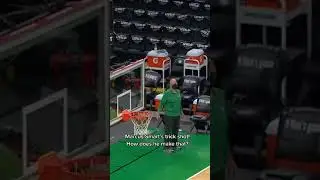 Marcus Smart trickshot behind the back 3 pointer #Shorts #NBA #Sports