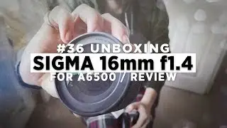 THIS LENS.. WOW! // SIGMA 16mm f1.4 DC DN on Sony a6500