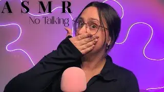 ASMR | NO TALKING 🤐 (Hand Sounds, Visual Triggers, Plucking & More)