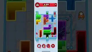Drop Away:Color Puzzle Walkthrough Level 302 #dropaway #games #gaming #gameplay #walkthroughgameplay