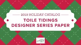EN Toile Tidings Designer Series Paper
