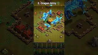 Electro Dragon with Overgrowth Spell || Clash of Clans || COC Fireborn #shorts #coc #clashofclans