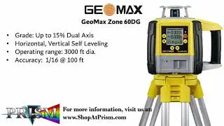GeoMax Zone60GD 15% Dual Grade Laser Level