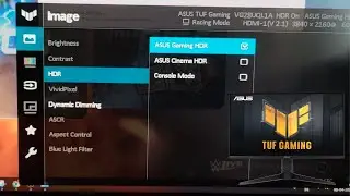 Как включить HDR на игровом мониторе ASUS TUF