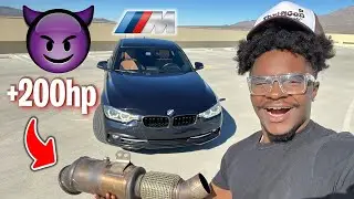 GOING STAGE 2 ON MY BMW 340i WITH A VRSF CATLESS DOWNPIPE!!