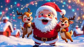 Canção de Natal Colorida para Crianças – Música Animada com Árvores de Natal e Presentes Brilhantes