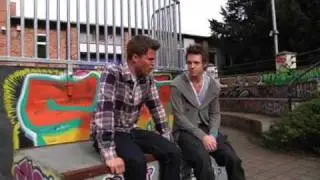 T4's Rick Edwards behinds the scenes at Hollyoaks