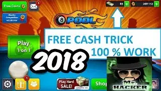 8 Ball Pool Coins and Cash Trick 2018 || 100% Working