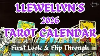 Llewellyn’s 2026 Tarot Calendar Unboxing + Flip-Through | Tarot Wall Calendar Review