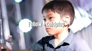 Yellow - Coldplay Drum cover | UCADEMI เรียนกลอง บางบัวทอง บางใหญ่ นนทบุรี