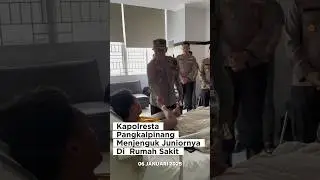 #Polresta Pangkalpinang 5 Januari 2026 Bersama PJU membesuk Juniornya di Rs Bhakti Timah karena laka
