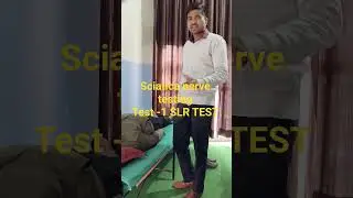 #SLR Test #sciatica #nerve #test-1 #sciaticpain #sciaticanervepain #straight leg raise test