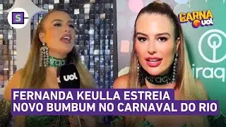Fernanda Keulla estreia bumbum novo na Sapucaí e revela status de relacionamento!