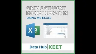 Student Report Excel (Creating a simple/basic Student Report)