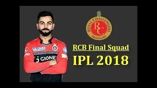 RCB SQUAD 2018 VIVO IPL
