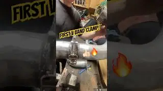 First time welding a V band, little at a time but we get it done! #chevelle #chevrolet #drift #usdm