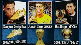Cristiano Ronaldo Career All Trophies and Awards 2002 _ 2023🏆