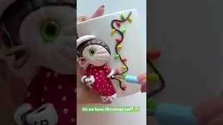 Unique DIY Christmas mug with Polymer Clay 🎁❤️🥰