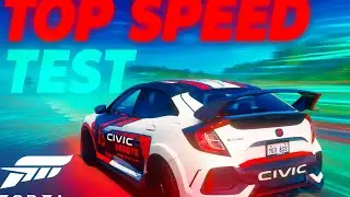 Civic Type R 2021 &mdash; TOP SPEED Test (Forza Horizon 5) 🚗💨🔥