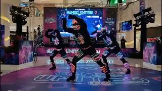 Fusion Act (Powerbocker, LED tron, Cyr Wheel & Cube Juggling, Fire Act, UV Act with Poi)