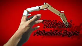 How to make articulated finger extension