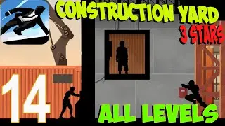 Vector - Gameplay Walkthrough Part 14 - Construction Yard All Levels 3 Stars (iOS, Android)