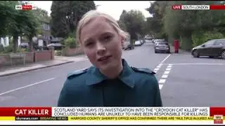 UK Cat Killer: Sky News 20.9.2018 Met Police Conclude Croydon Cat Killer Investigation