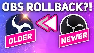 🔙 Откатите OBS Studio до старой версии (и сделайте резервную копию OBS!)