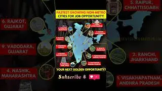 Top 9 Non - Metro Cities for Job in India |#india