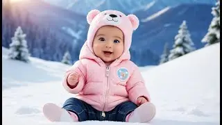 Happy Snow Bear Playtime 🐻❄️🎶 | Cute Winter Animal Song for Toddlers & Preschoolers