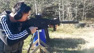 H&K UMP45 clone shooting suppressed with Rugged Obsidian 45
