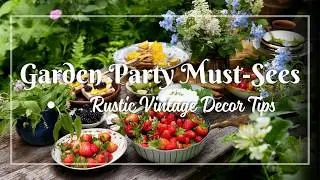 Spring Garden Party: Rustic Vintage Decor Ideas for an Elegant Outdoor Gathering