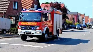 Zum Gro&szlig;feuer HLF 20 Feuerwehr Wesseln