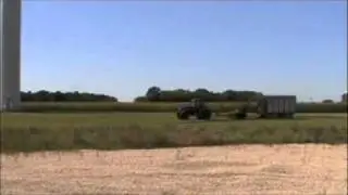 Wind turbine with tractor