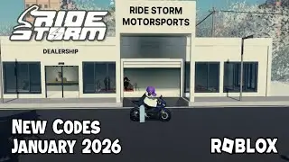 Roblox Ride Storm New Codes January 2026