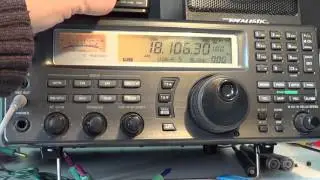 Tuning the 17 meters amateur radio WARC band on Shortwave