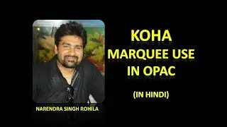 Koha Use of Marquee HTML Tag in Koha OPAC