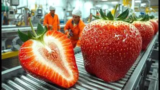 Inside a High Tech Strawberry Juice Facility