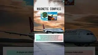 Magnetic Compass✈️ #aviation #avgeek #ytshorts  #airplanes #flyhigh #shorts  #aeroplane