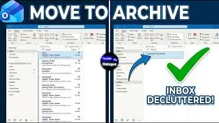 How To Move Emails To Archive Folder In Outlook - Detailed Tutorial