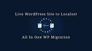 How to copy a  live WordPress site to a localhost | All In One WP Migration