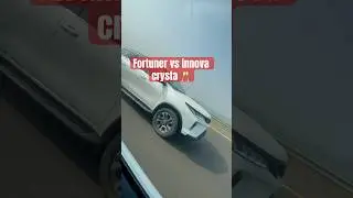 Fortuner vs innova crysta 🥂#youtubeshorts #shorts #shortsfeed #toyota