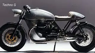 Уникальный Moto Guzzi California Caf&eacute; Racer: передвижная скульптура из чистого металла.