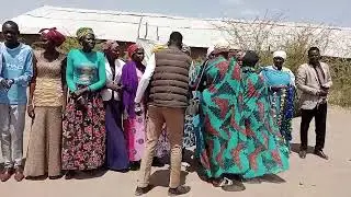 welcome to kakuma Mama Lanyduer Bol and Elder Nyahok Baphal.