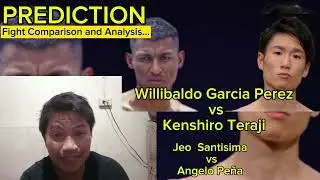 Kenshiro Teraji vs Willibaldo Garcia Perez Fight Prediction Comparison and Analysis...